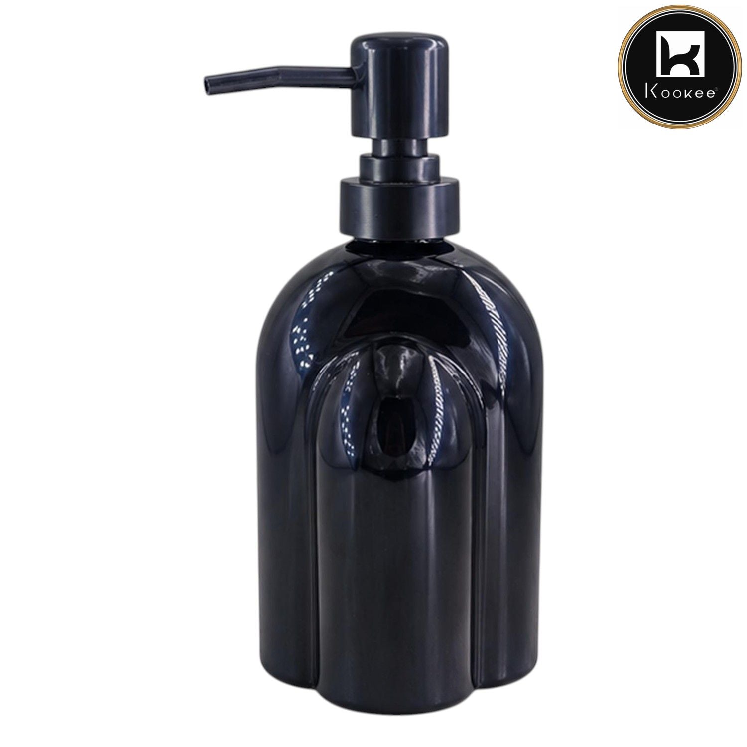 Glass Liquid Soap Dispenser for Bathroom, Set of 1