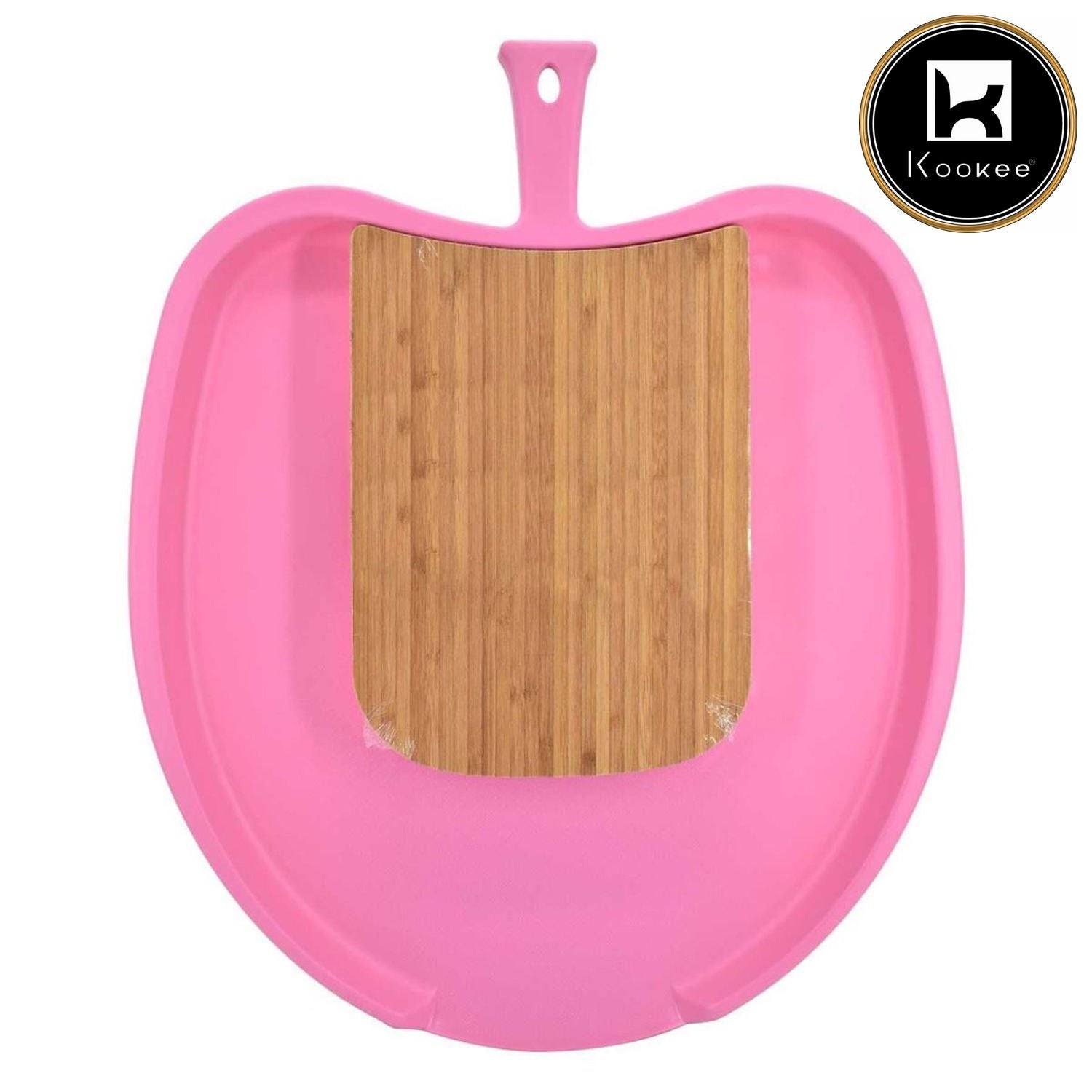 Wooden with Plastic Chopping Board for chop and drop (ZLFH01-4)