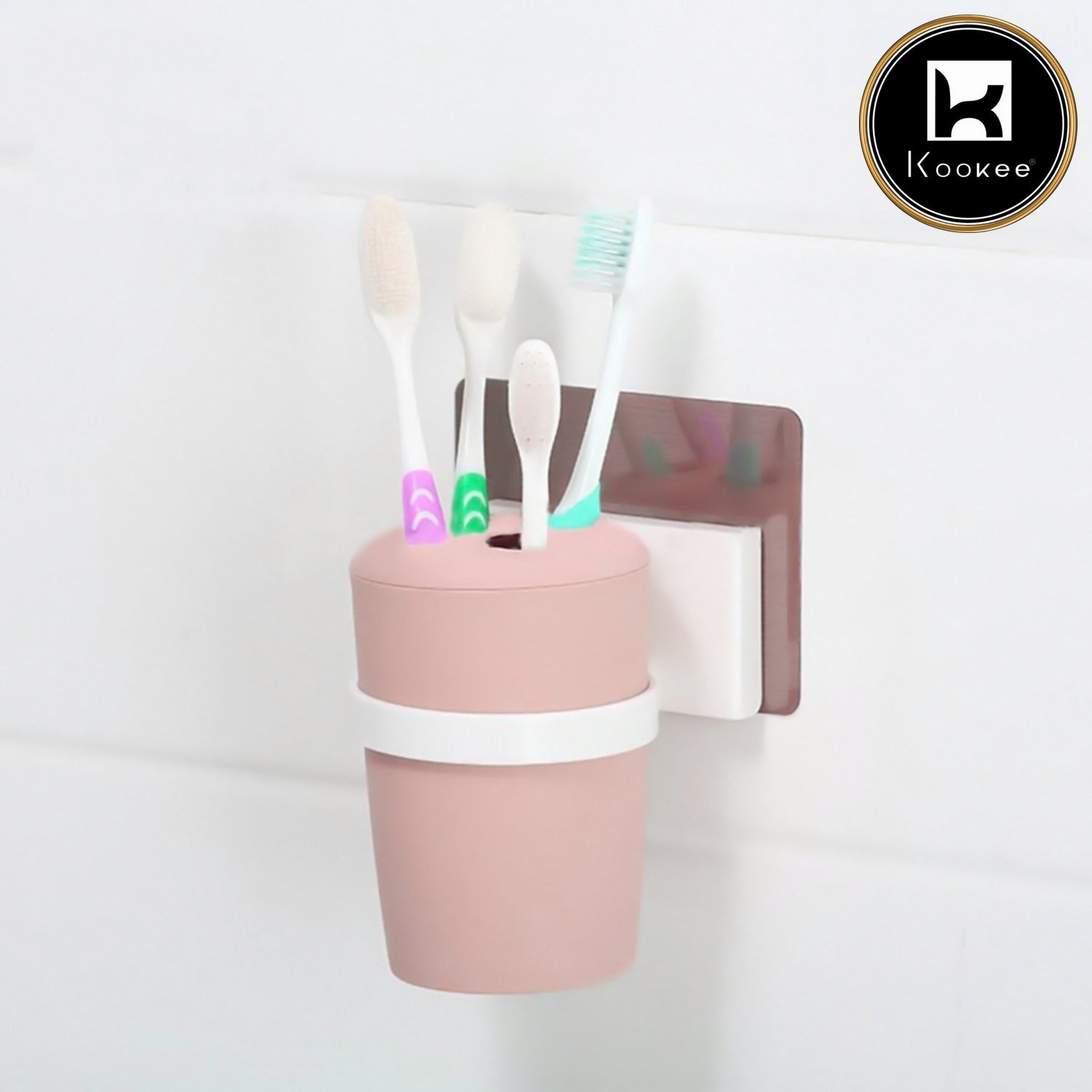 Wall Mounted Self Adhesive No-Drill Toothbrush holder