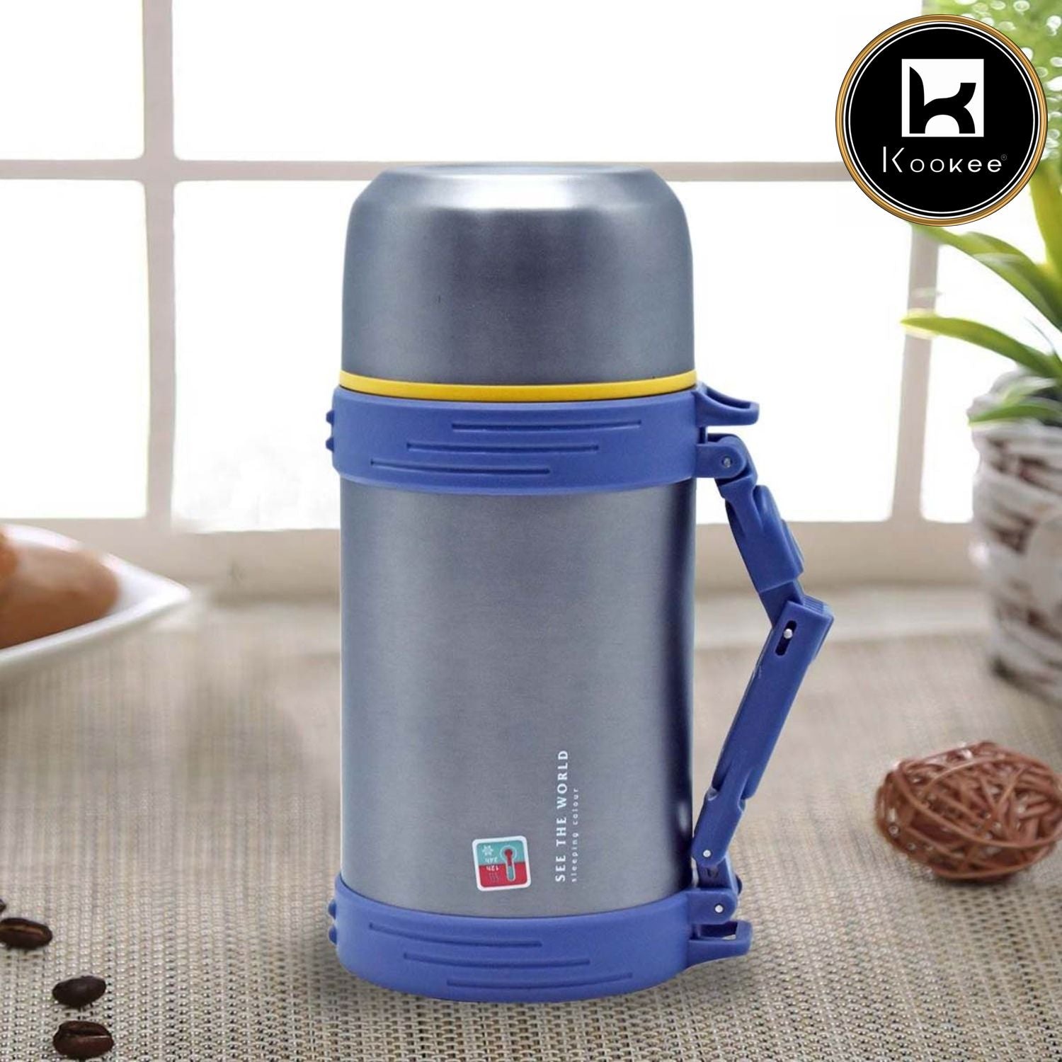 Kookee Stainless Steel Vacuum Insulated double wall Flasks - 1200ml (QE-5031)