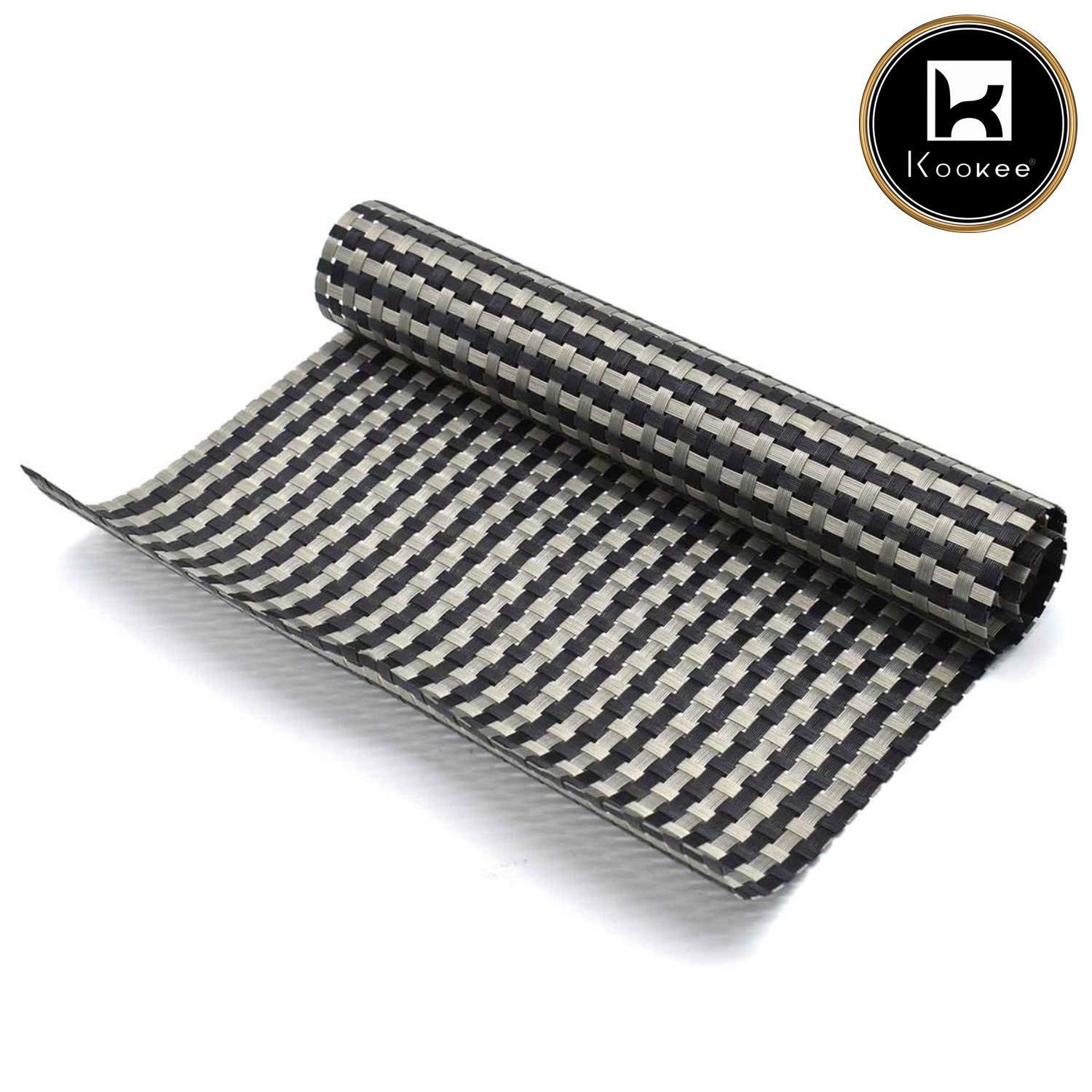 Kookee Placemats, Black, ART00898
