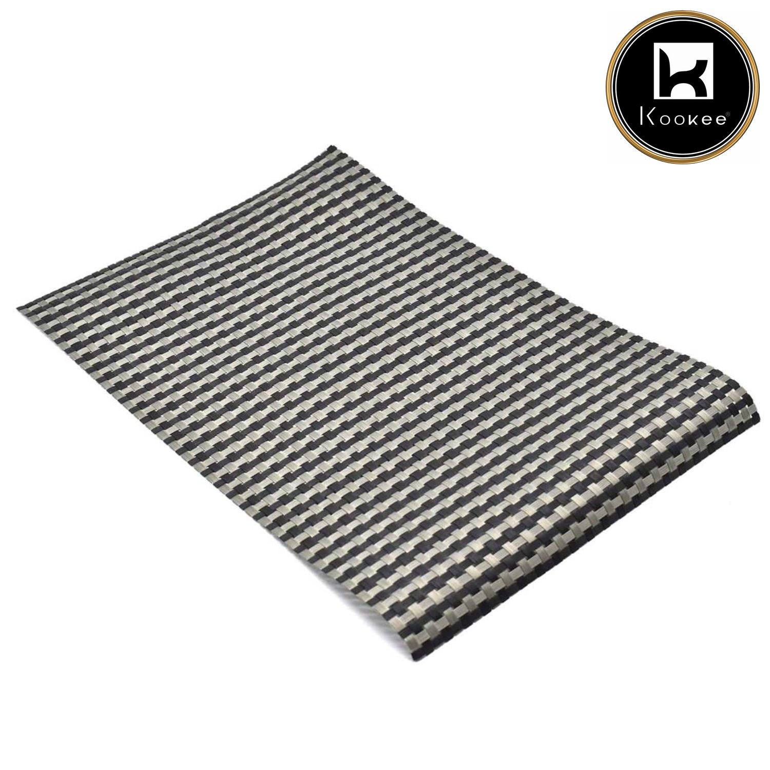 Kookee Placemats, Black, ART00898