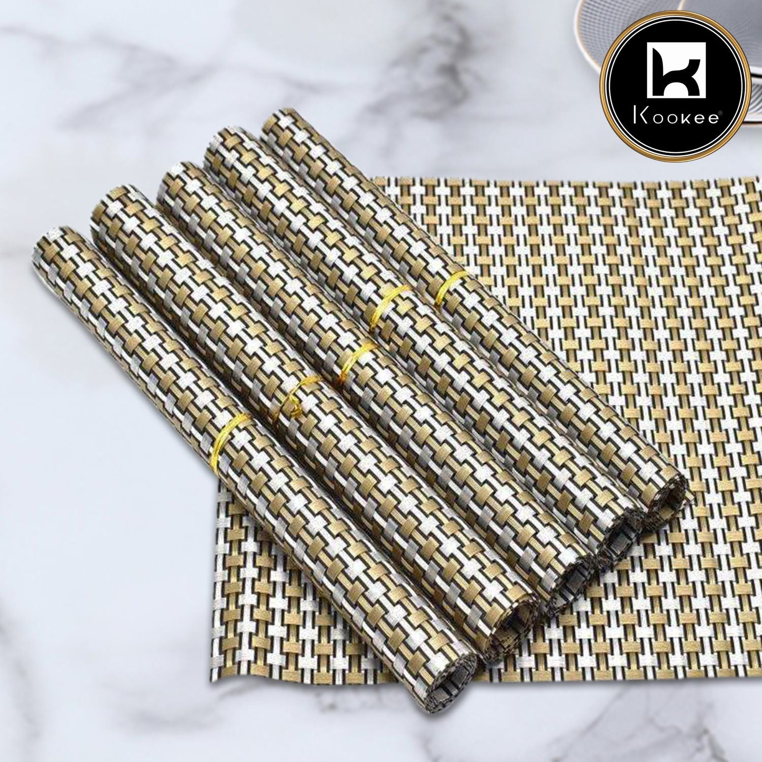 Kookee Placemats, Gold, ART00899