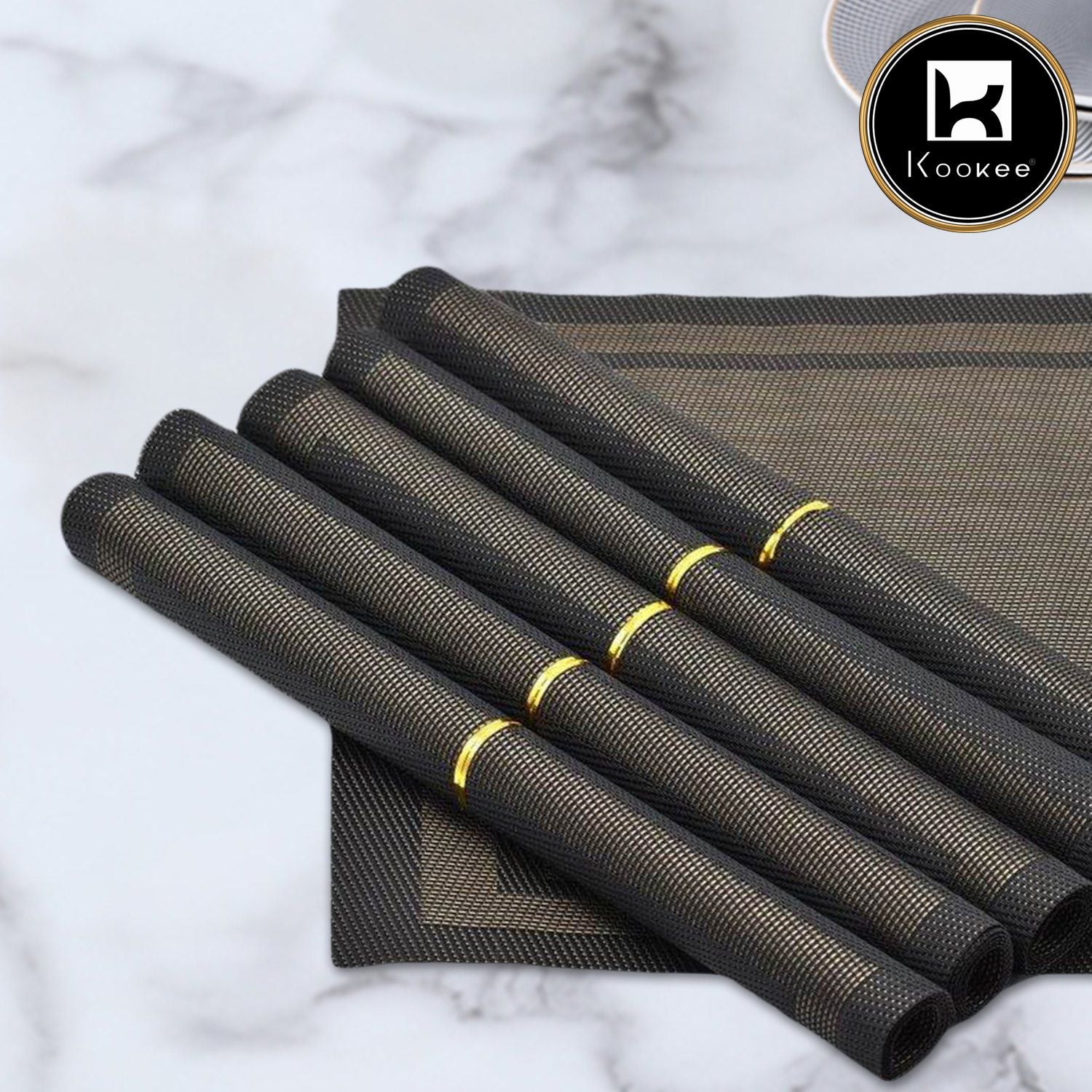 Kookee Placemats, Brown, ART00903