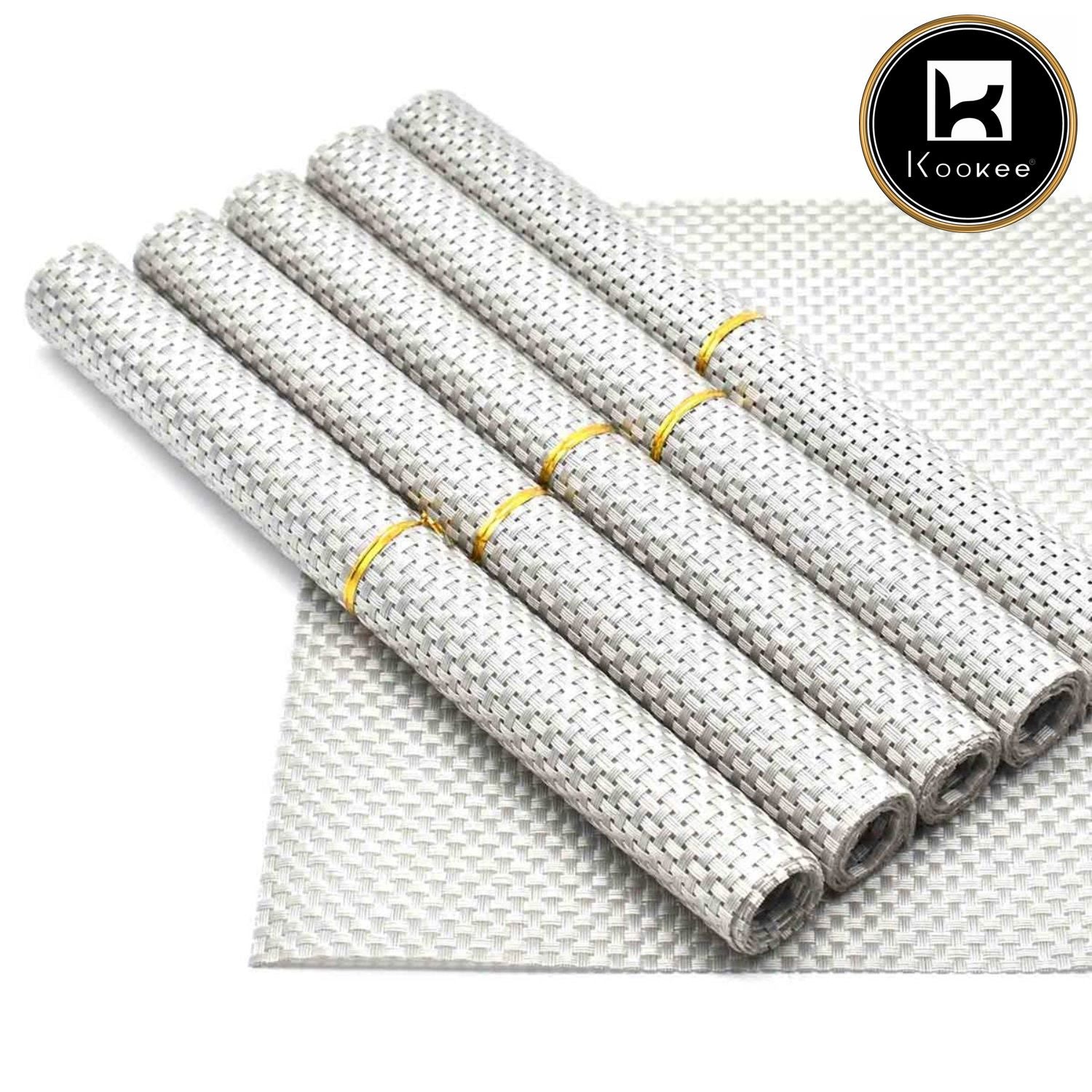 Kookee Placemats, Silver, ART00905