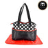 Mother Bag with Diaper Changing Mat - Black/Red & White Dot