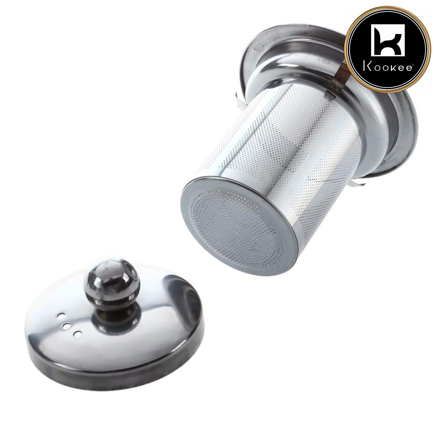 Glass Kettle with Removable Stainless Steel Strainer/Infuser, 750ml (V-KET-001)