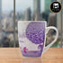 Kookee Printed Ceramic Coffee or Tea Mug with handle for Office, Home or Gifting - 325ml