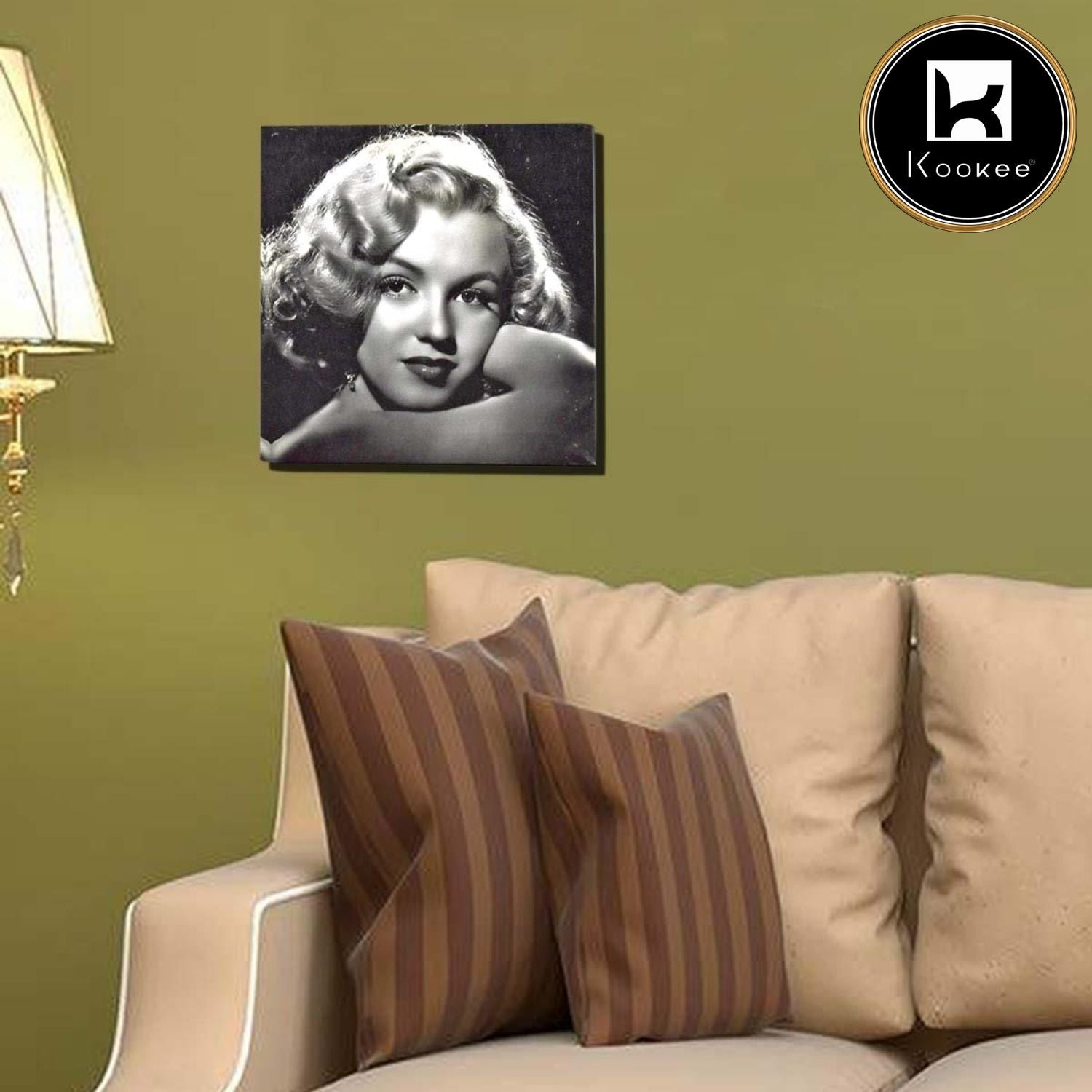 Kookee Canvas Modern Wall , Marilyn Monroe Painting for Home Living Room, Bedroom, Office Decor Ready to Hang