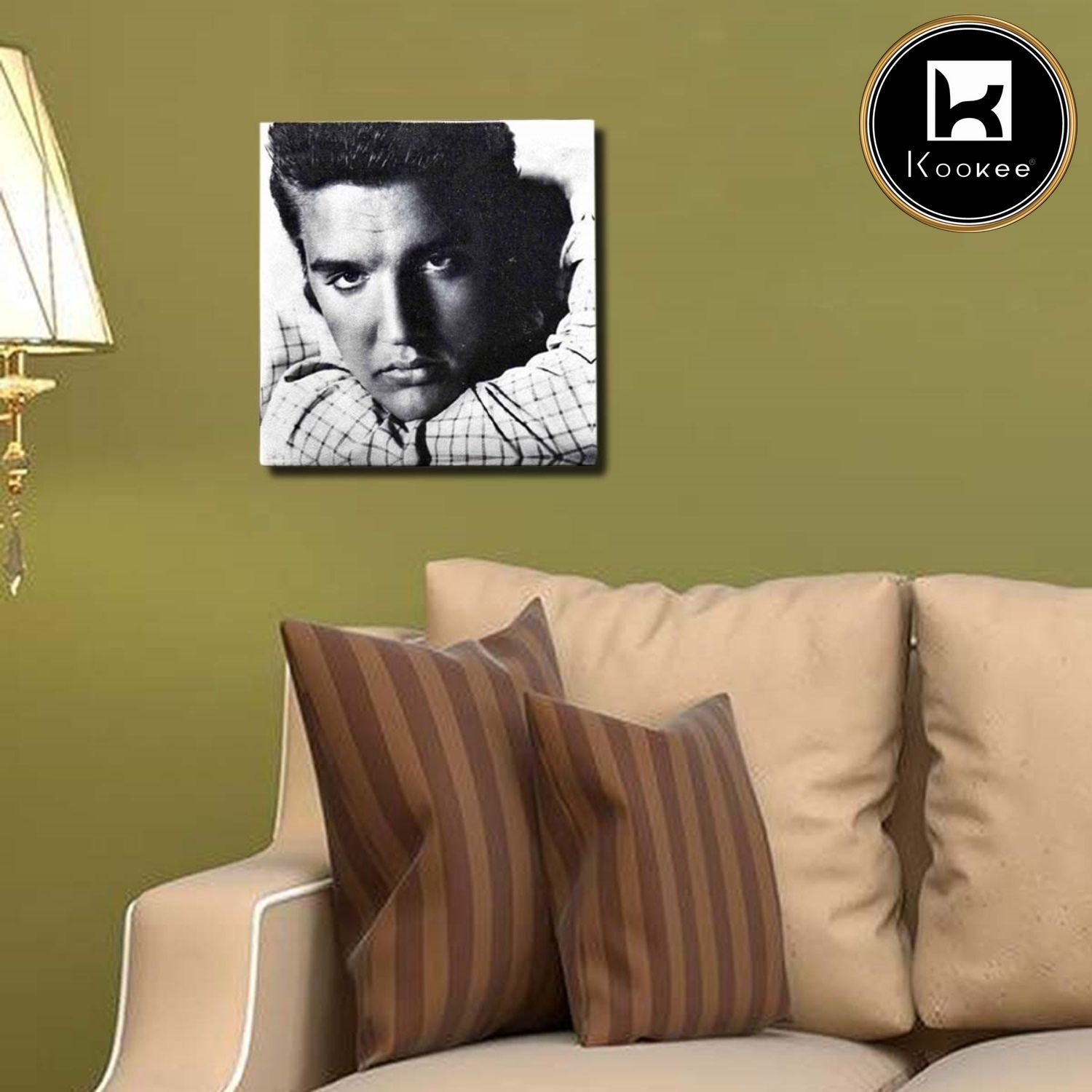 Kookee Canvas Modern Wall , Elvis Presley Painting for Home Living Room, Bedroom, Office Decor Ready to Hang