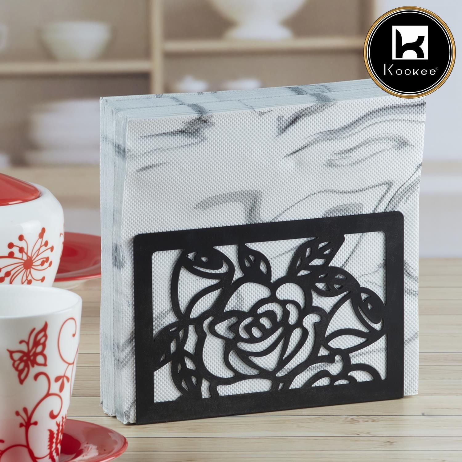 Kookee Tissue Holders, Black, ART01612