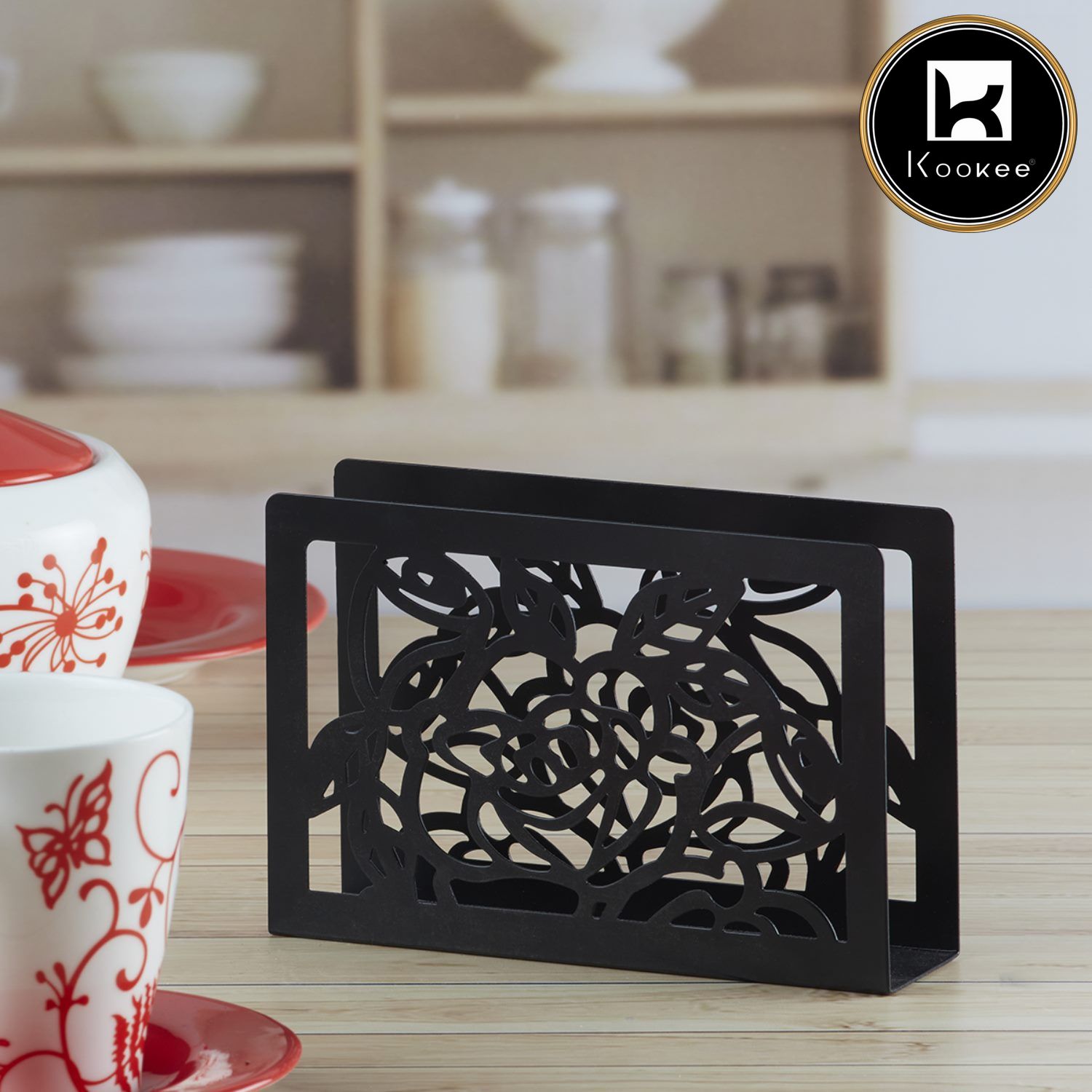 Metal Freestanding Tissue Paper, Napkin Holder & Office (V-TISS-005)