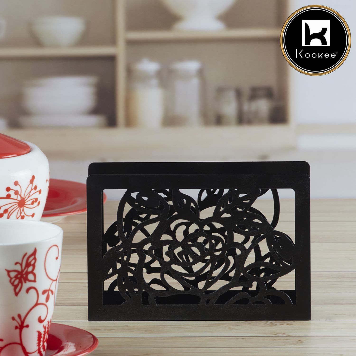 Metal Freestanding Tissue Paper, Napkin Holder & Office (V-TISS-005)