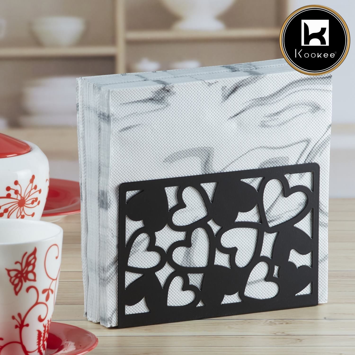 Metal Freestanding Tissue Paper, Napkin Holder & Office (HH-006-A)