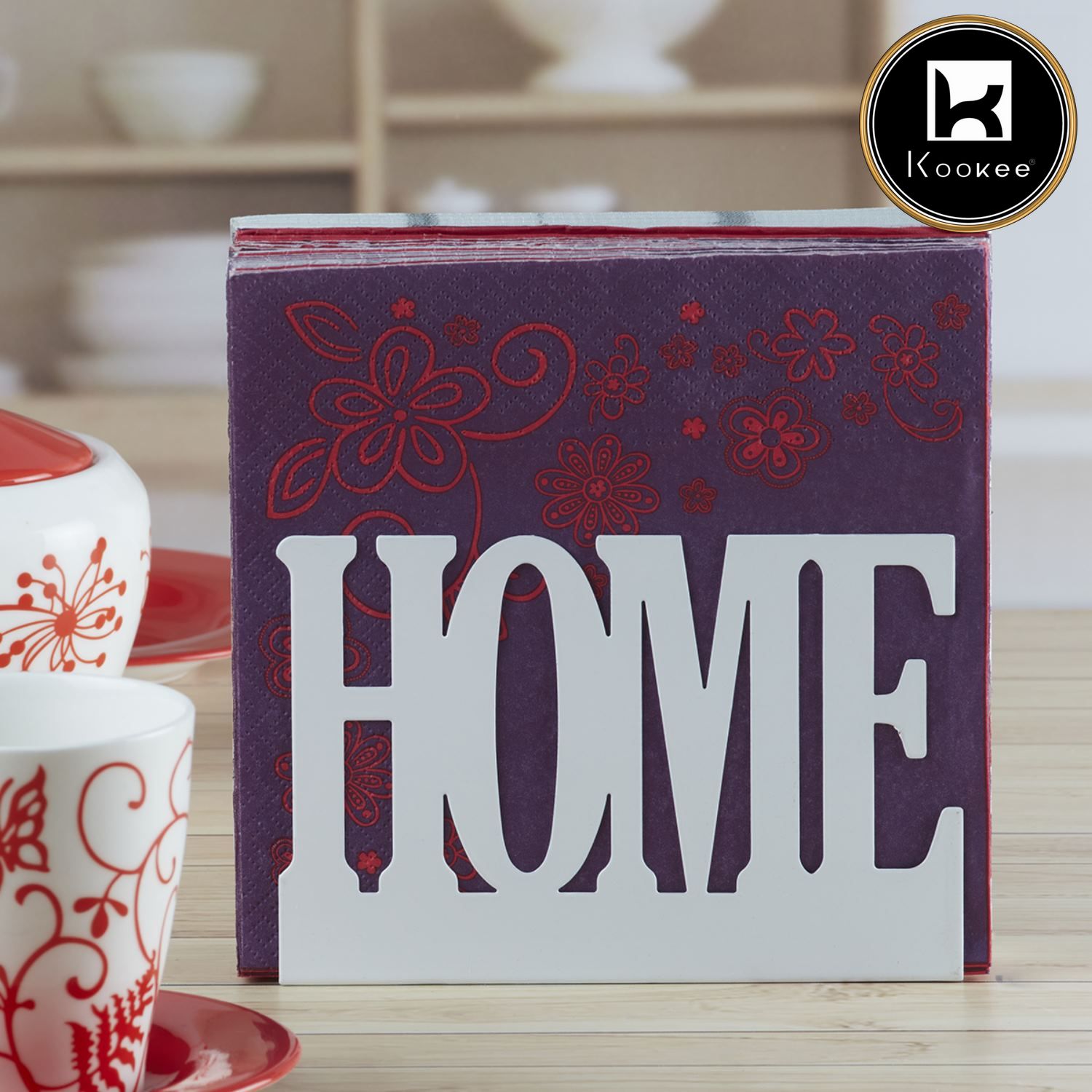 Kookee Metal Freestanding Tissue Paper, Napkin Holder & Office (HH-096-C)