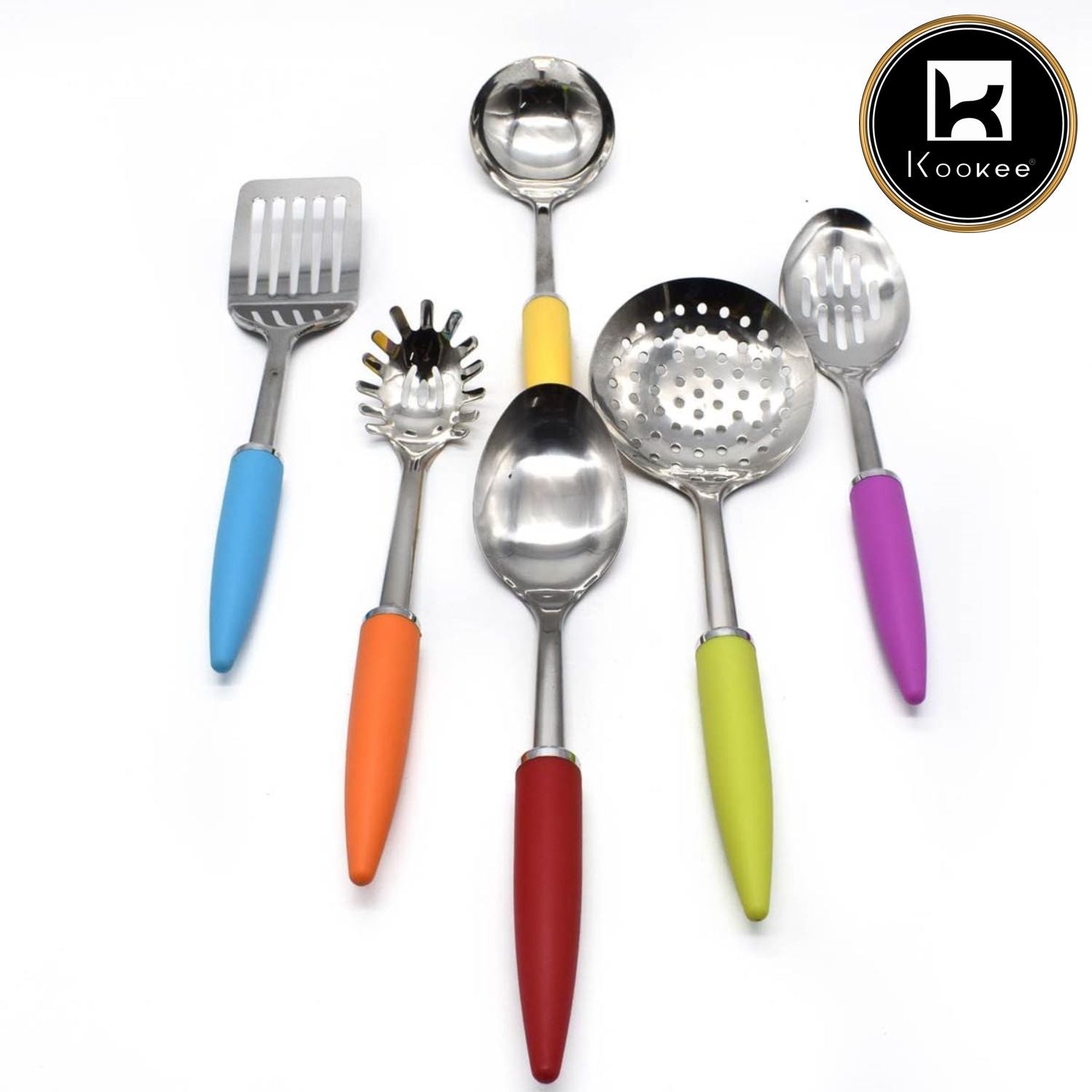 Kookee Cooking Turners, Multi, ART01693