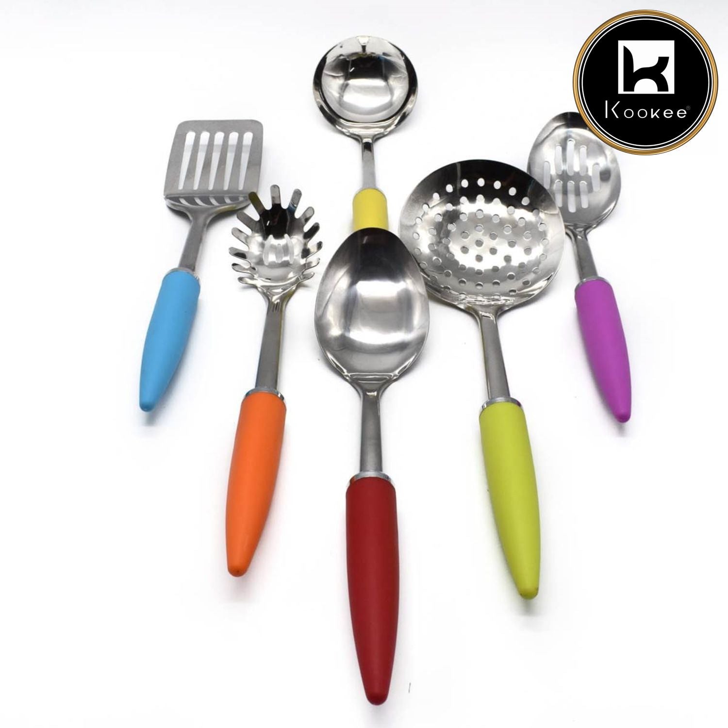 Kookee Cooking Turners, Multi, ART01694