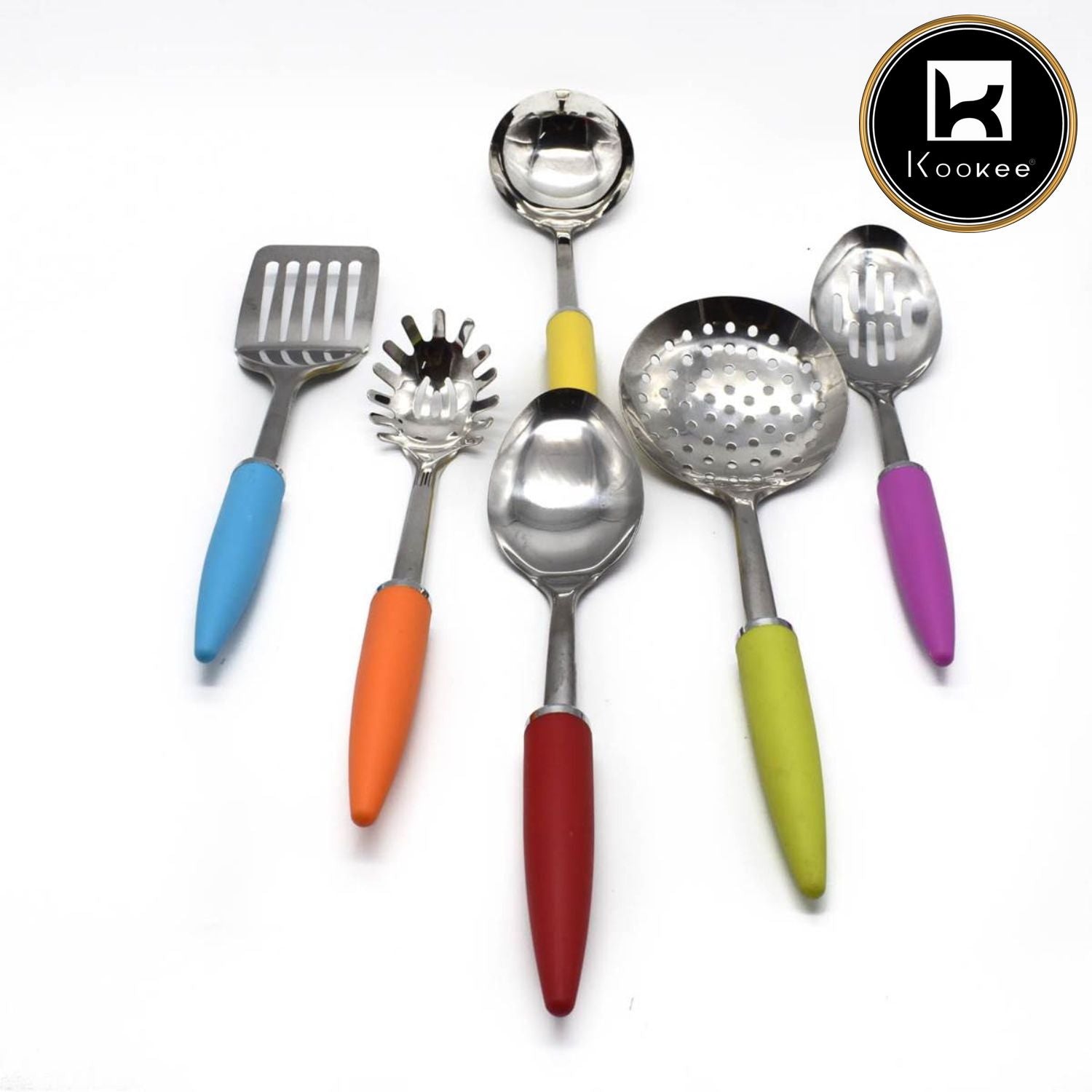 Stainless Steel 7pc Kitchen Utensil, Gadgets, Tool Set (K1-7-D)