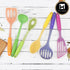 Silicone 7pc Kitchen Utensil, Gadgets, Tool Set (25-7B-B)