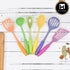 Kookee Silicone 7pc Kitchen Utensil, Gadgets, Tool Set with Acrylic Stand for Nonstick Cookware, Easy Cooking, Heat Resistant for Kitchen