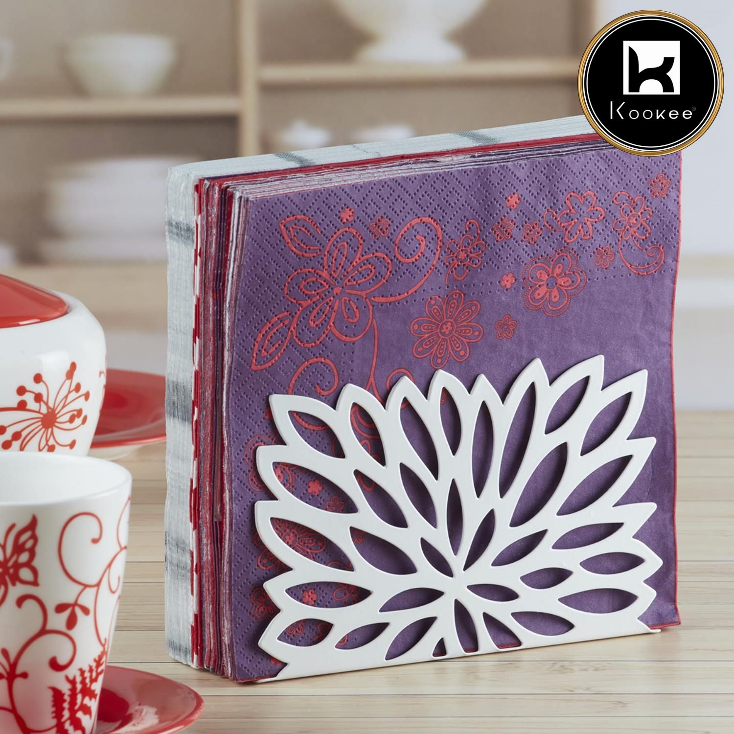 Kookee Tissue Holders, White, ART05406