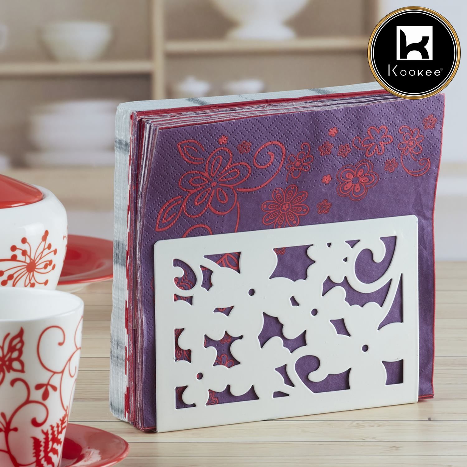 Kookee Tissue Holders, White, ART05410