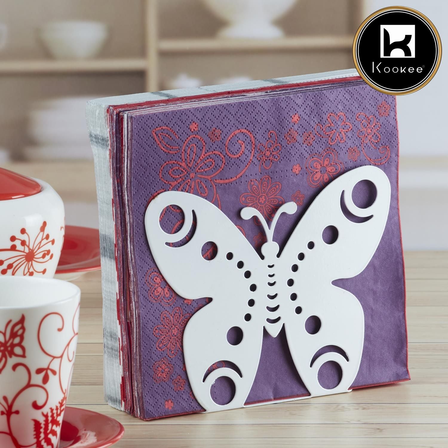 Kookee Tissue Holders, White, ART05419