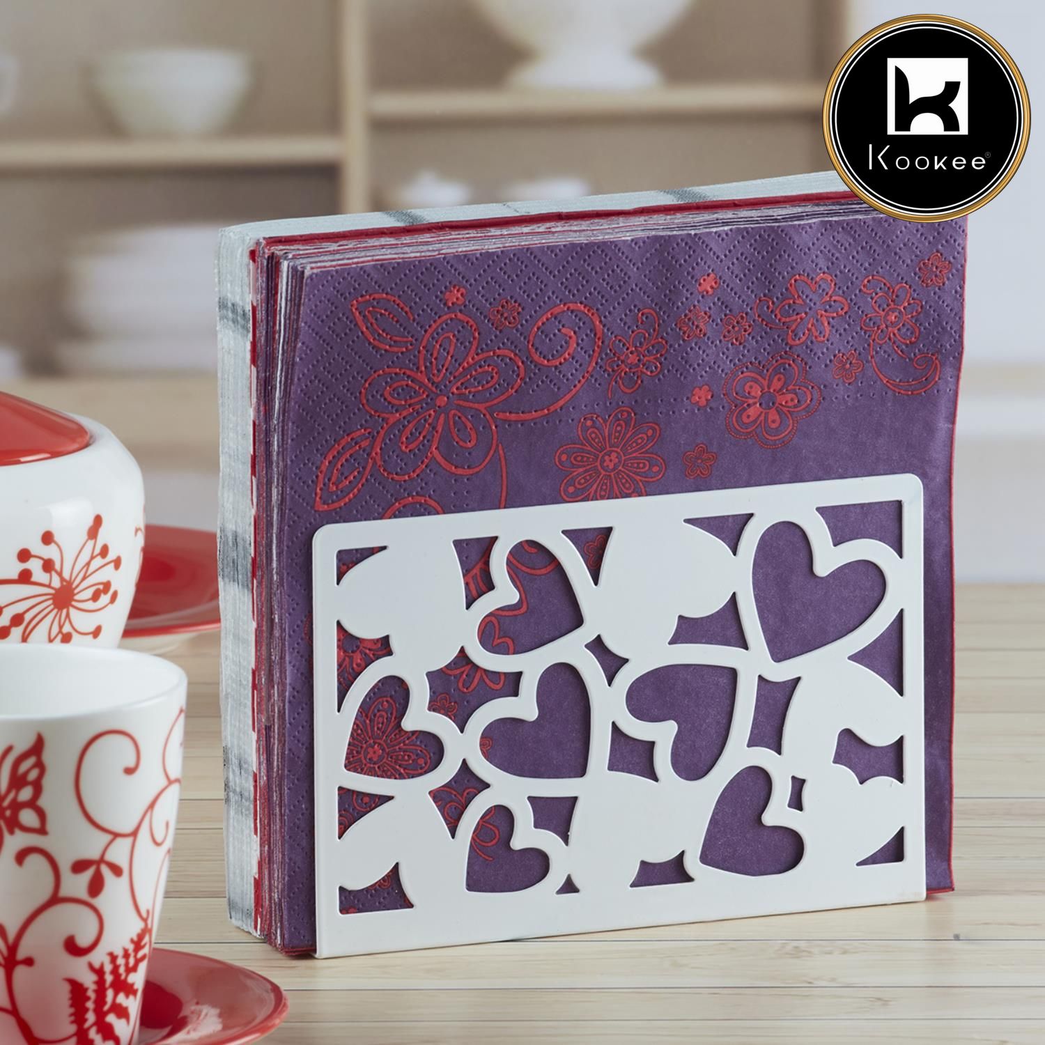 Kookee Tissue Holders, White, ART05425