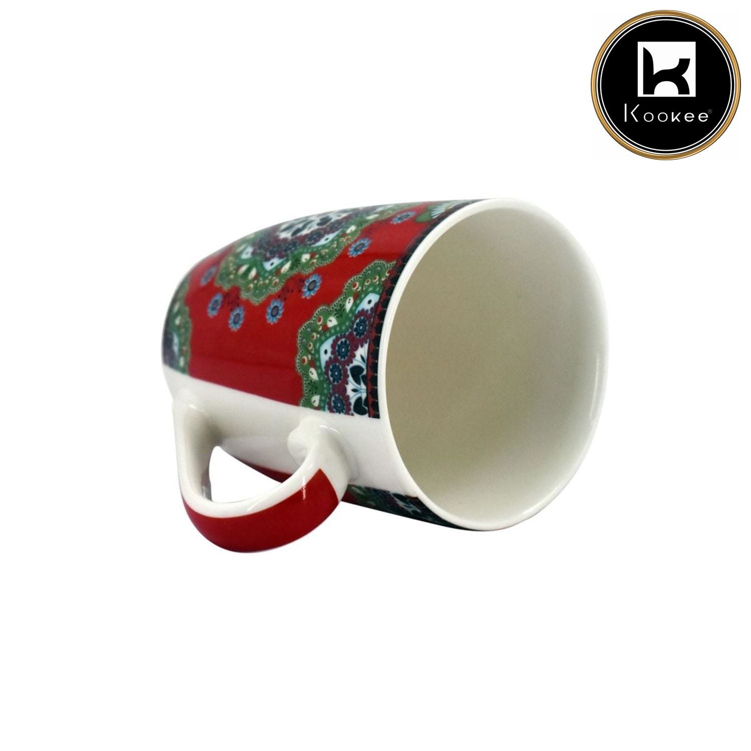 Printed Ceramic Coffee or Tea Mug with handle - 325ml (3403G-D)