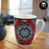 Kookee Printed Ceramic Coffee or Tea Mug with handle for Office, Home or Gifting - 325ml