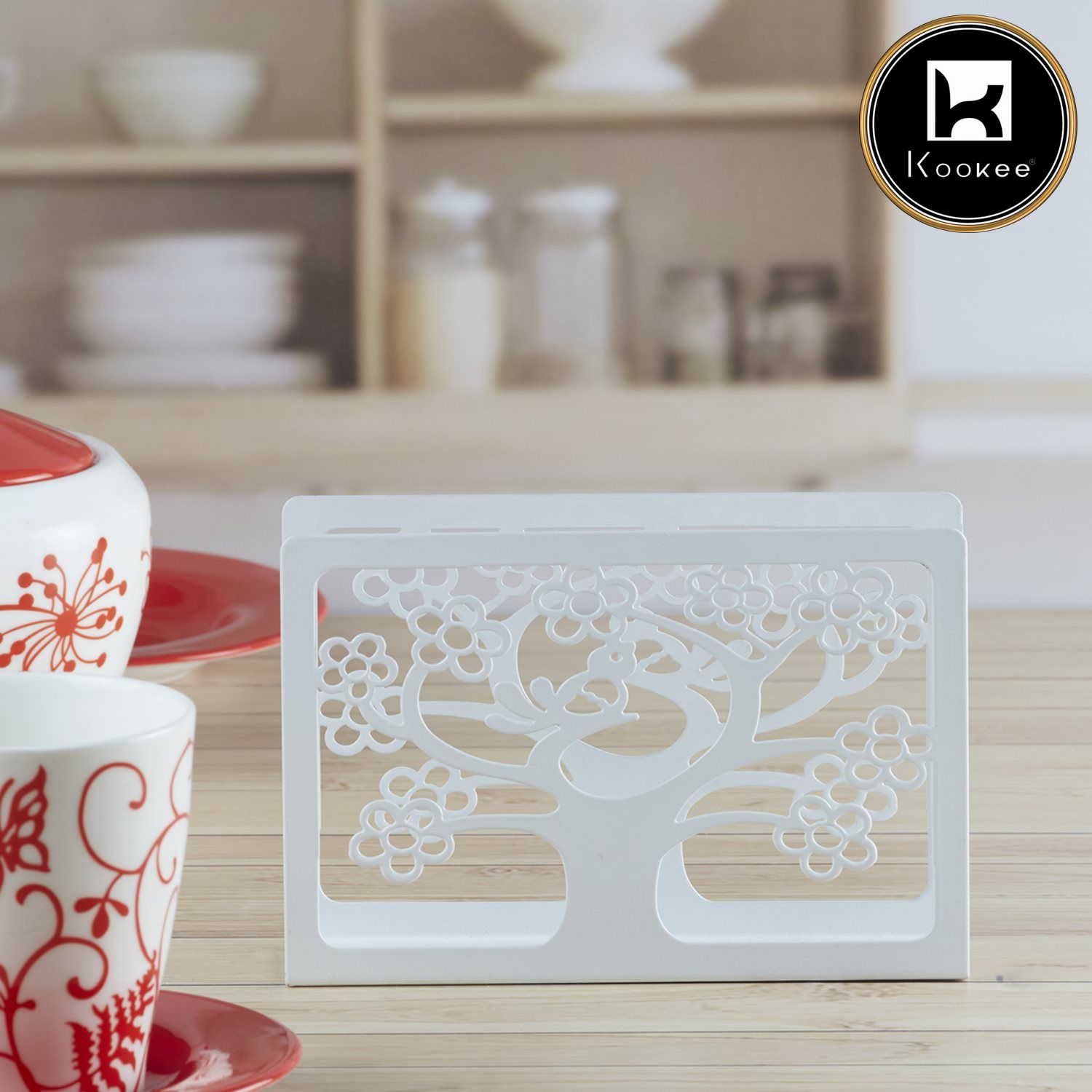 Metal Freestanding Tissue Paper, Napkin Holder & Office (V-TISS-005)