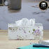 PU Leather Tissue Box Holder of Tissue Paper, Napkin, Rectangle (D-1-B)