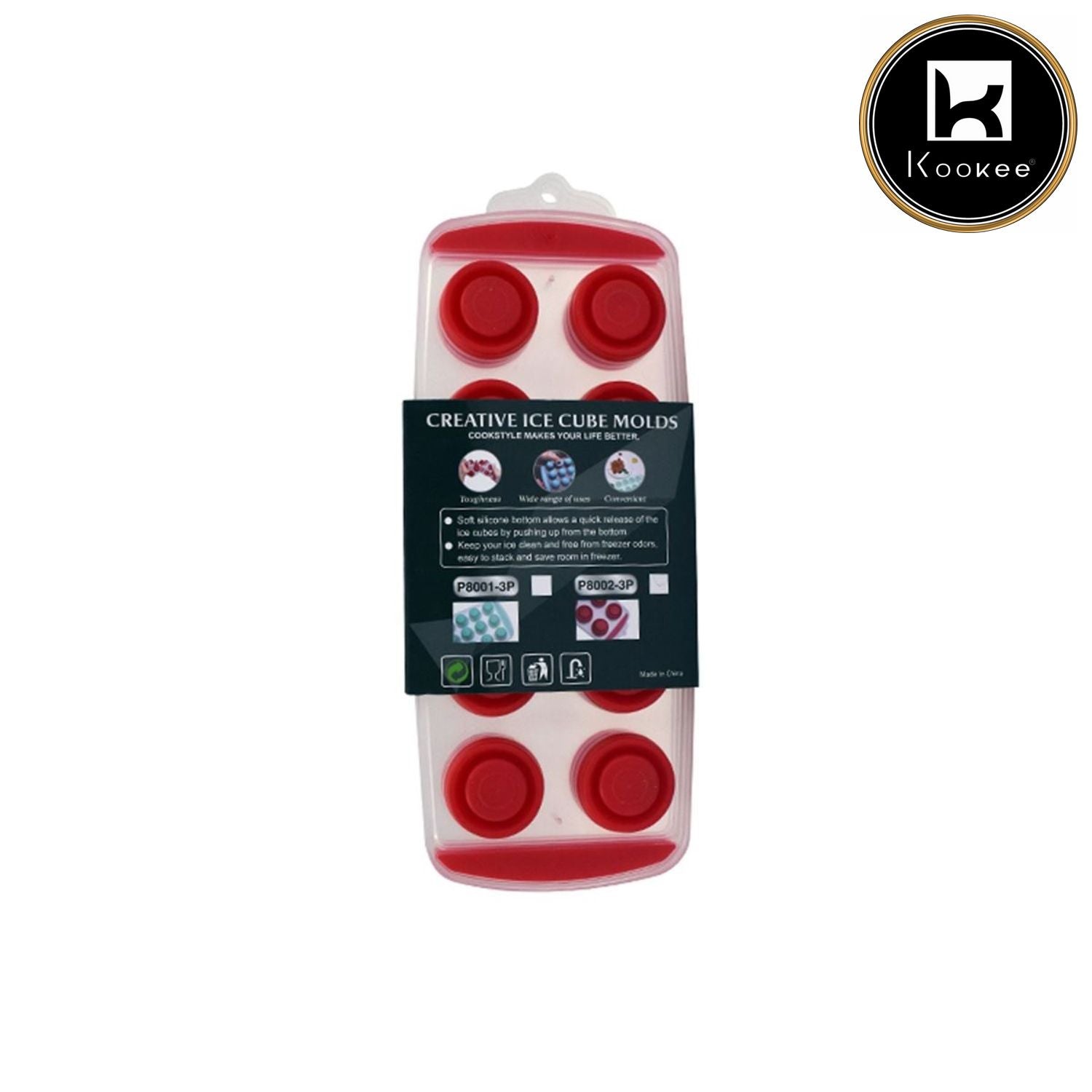 Flexible Silicone Ice Cube Tray 10 cubes (V-ICETRAY-001)