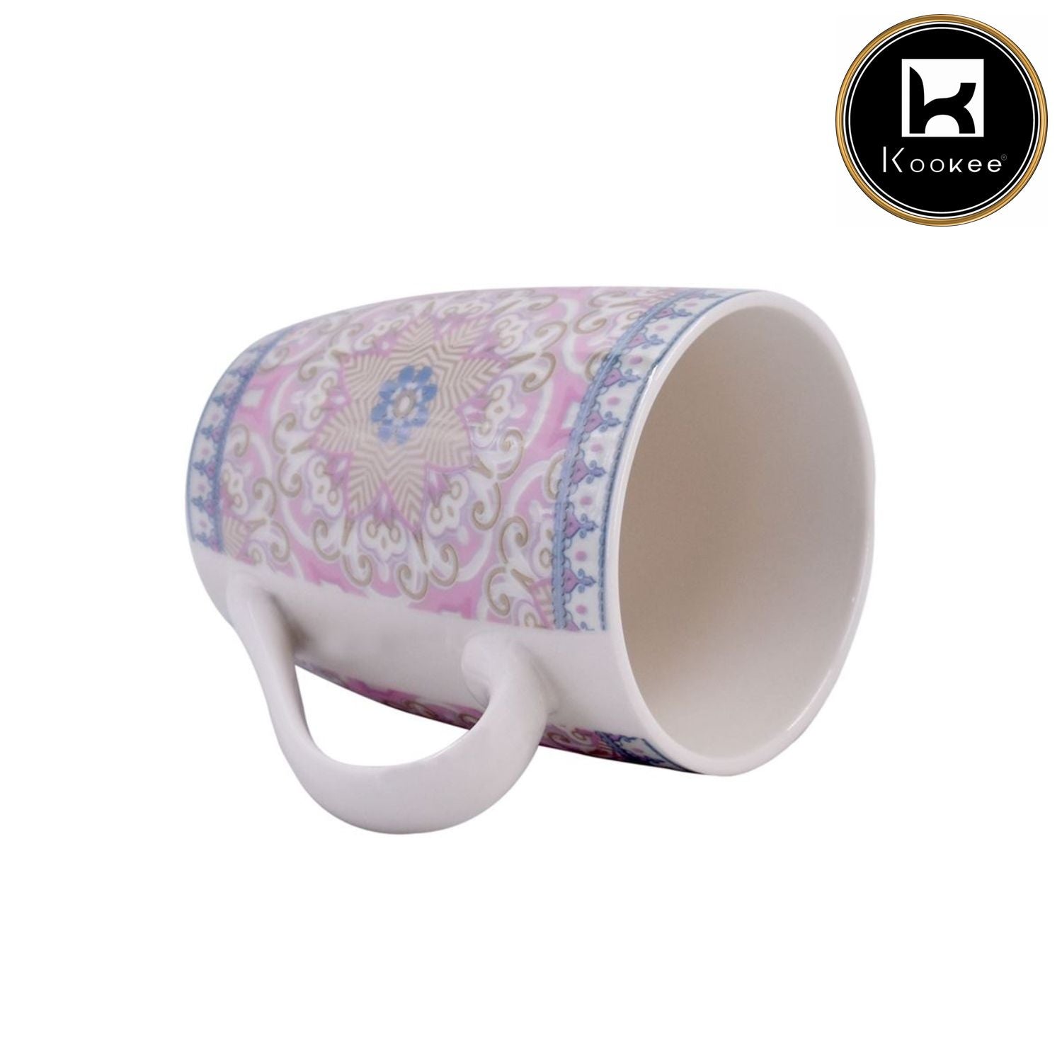 Printed Ceramic Coffee or Tea Mug with handle - 325ml (4134G-B)