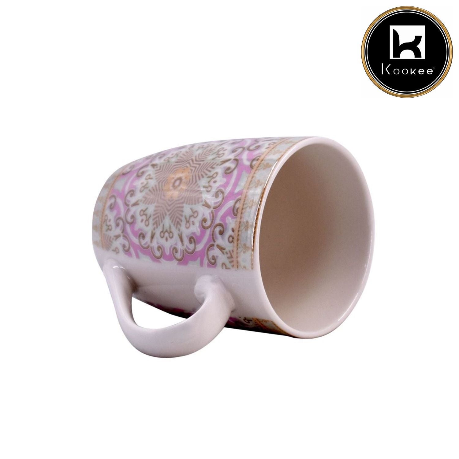 Printed Ceramic Coffee or Tea Mug with handle - 325ml (4134G-D)