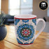 Kookee Printed Ceramic Coffee or Tea Mug with handle for Office, Home or Gifting - 325ml