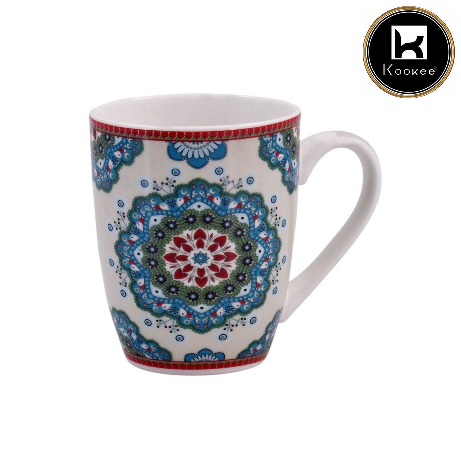 Printed Ceramic Coffee or Tea Mug with handle - 325ml (3403G-C)