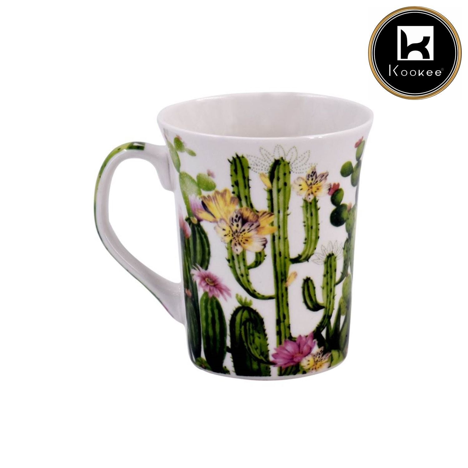 Printed Ceramic Tall Coffee or Tea Mug with handle - 325ml (4168C-A)