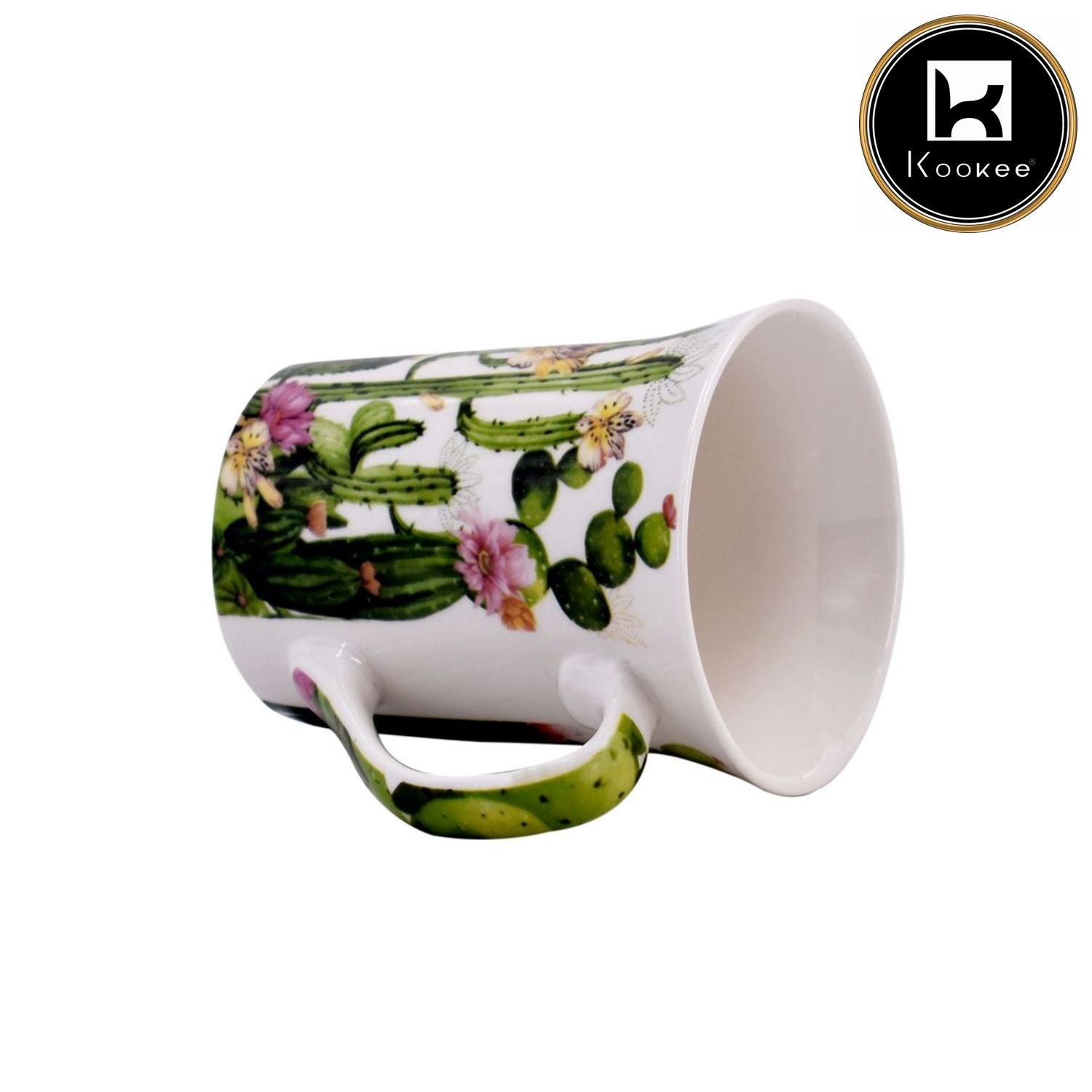 Printed Ceramic Tall Coffee or Tea Mug with handle - 325ml (4168C-A)