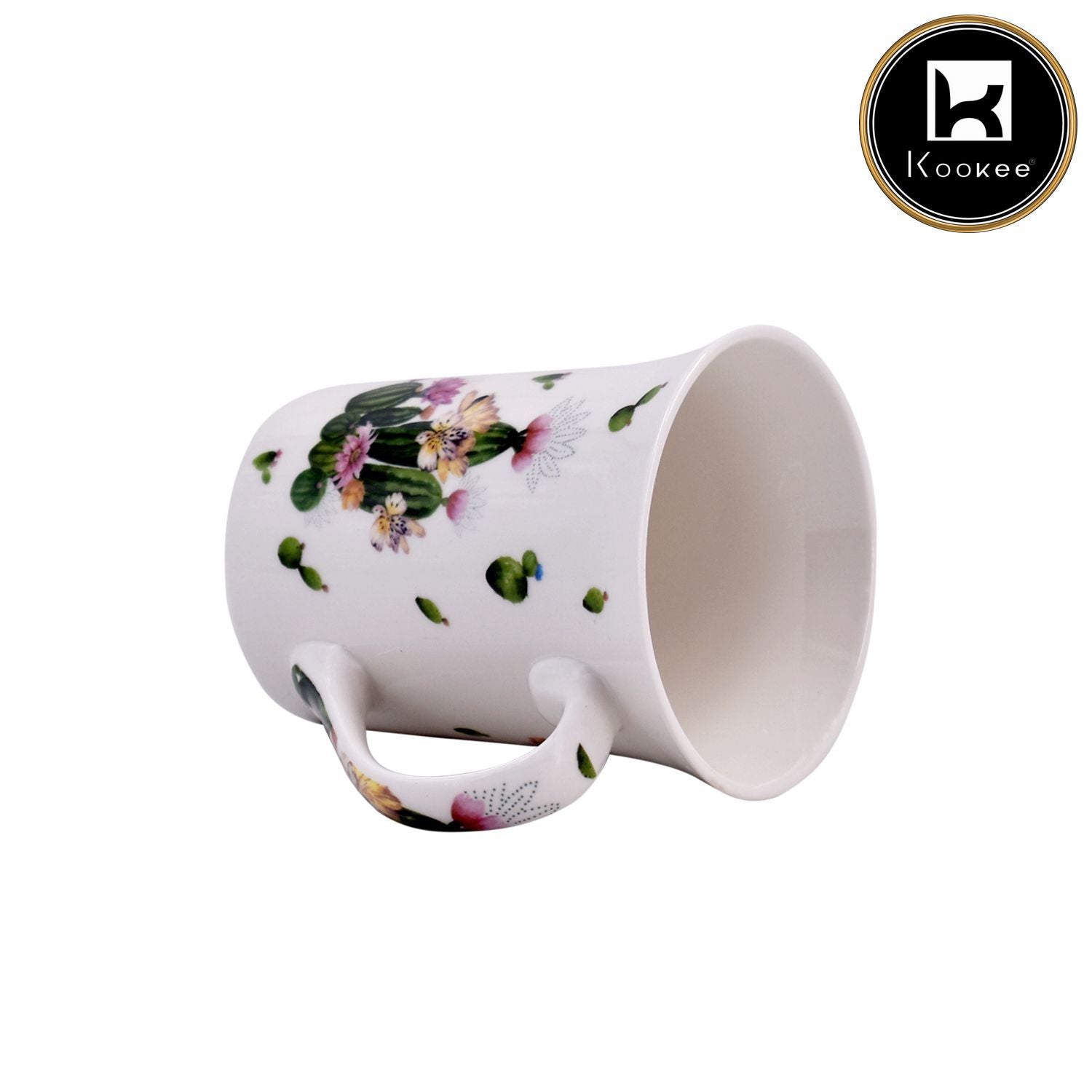 Printed Ceramic Tall Coffee or Tea Mug with handle - 325ml (4168C-B)