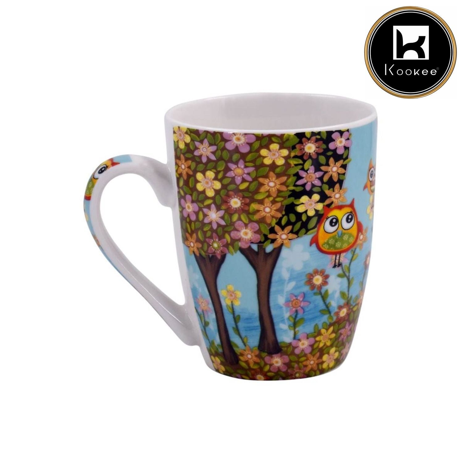 Printed Ceramic Coffee or Tea Mug with handle - 325ml (2904G-A)