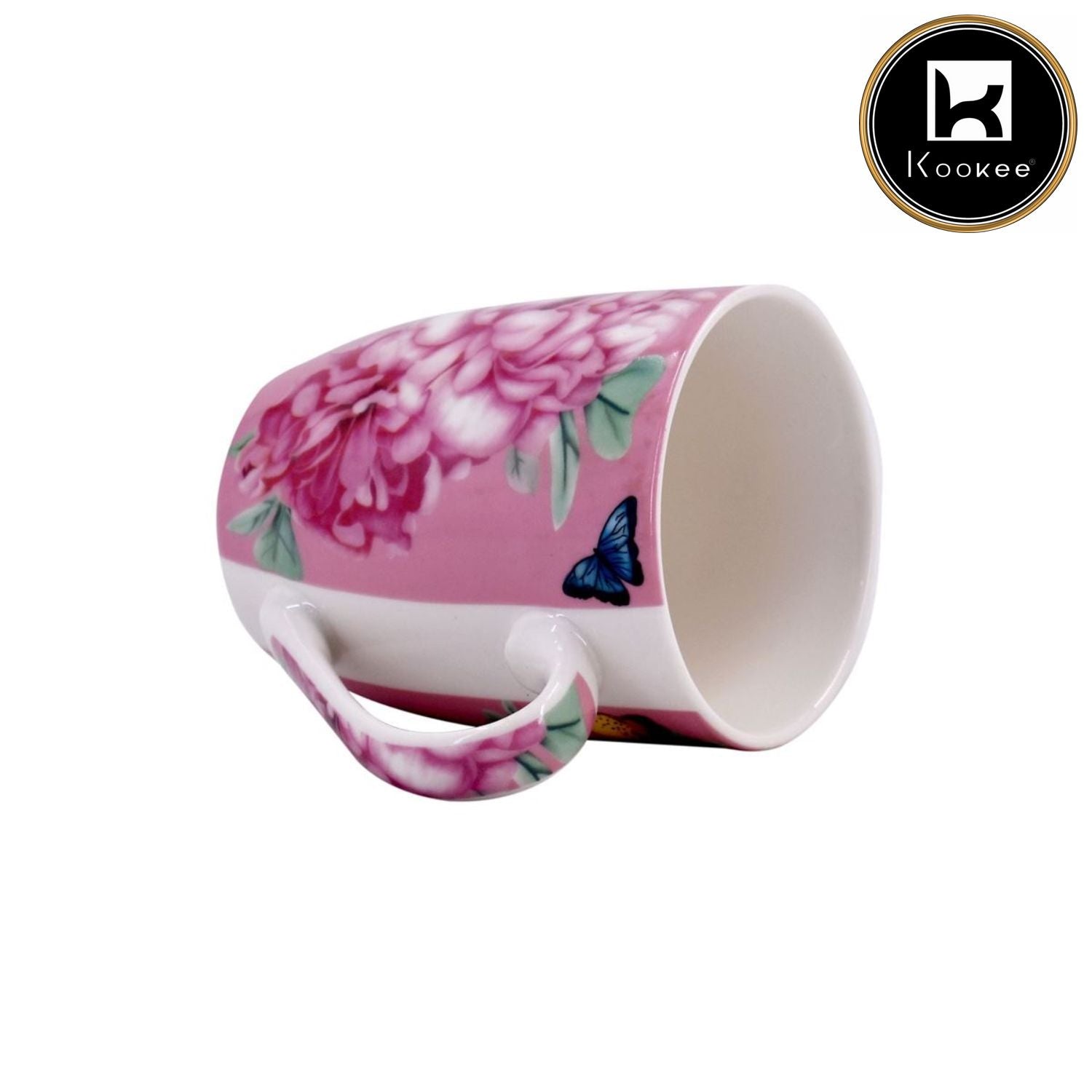 Printed Ceramic Coffee or Tea Mug with handle - 325ml (3268G-B)