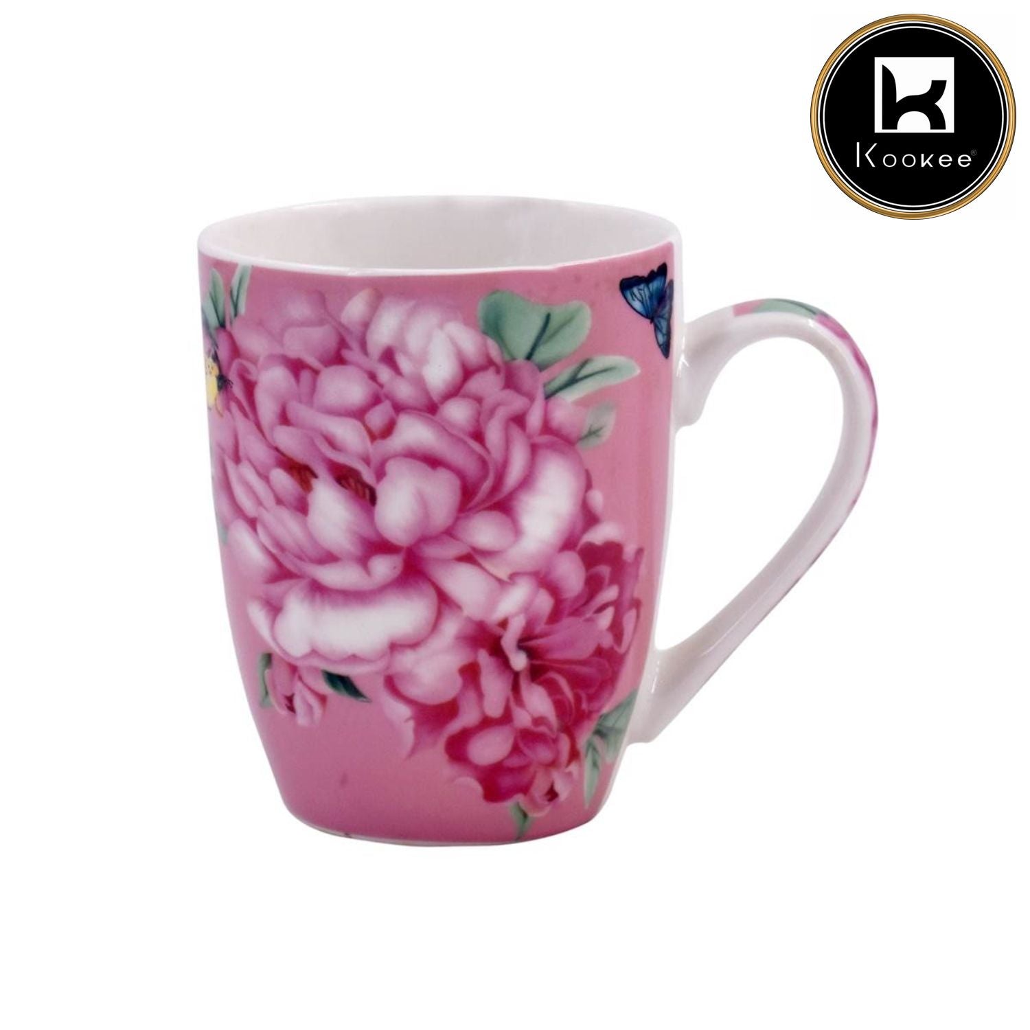 Printed Ceramic Coffee or Tea Mug with handle - 325ml (3268G-B)