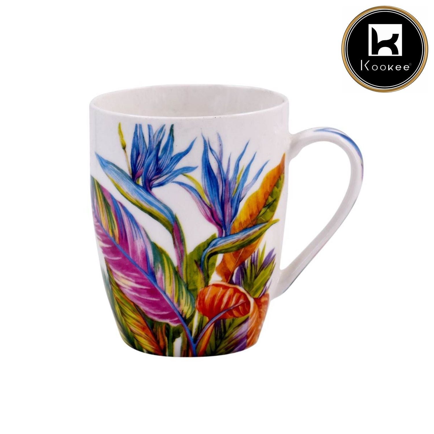 Printed Ceramic Coffee or Tea Mug with handle - 325ml (4039AG-A)