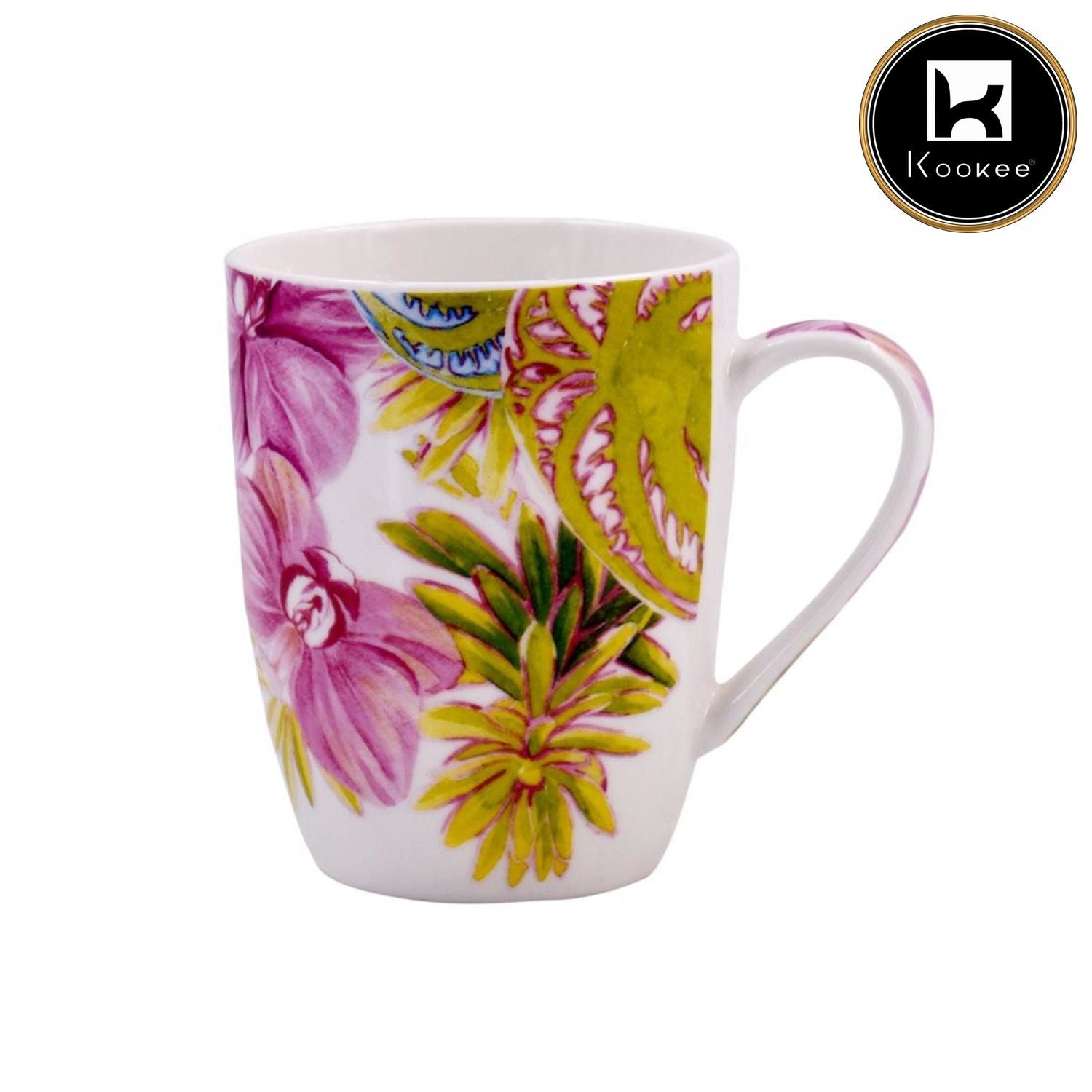 Printed Ceramic Coffee or Tea Mug with handle - 325ml (4039AG-D)