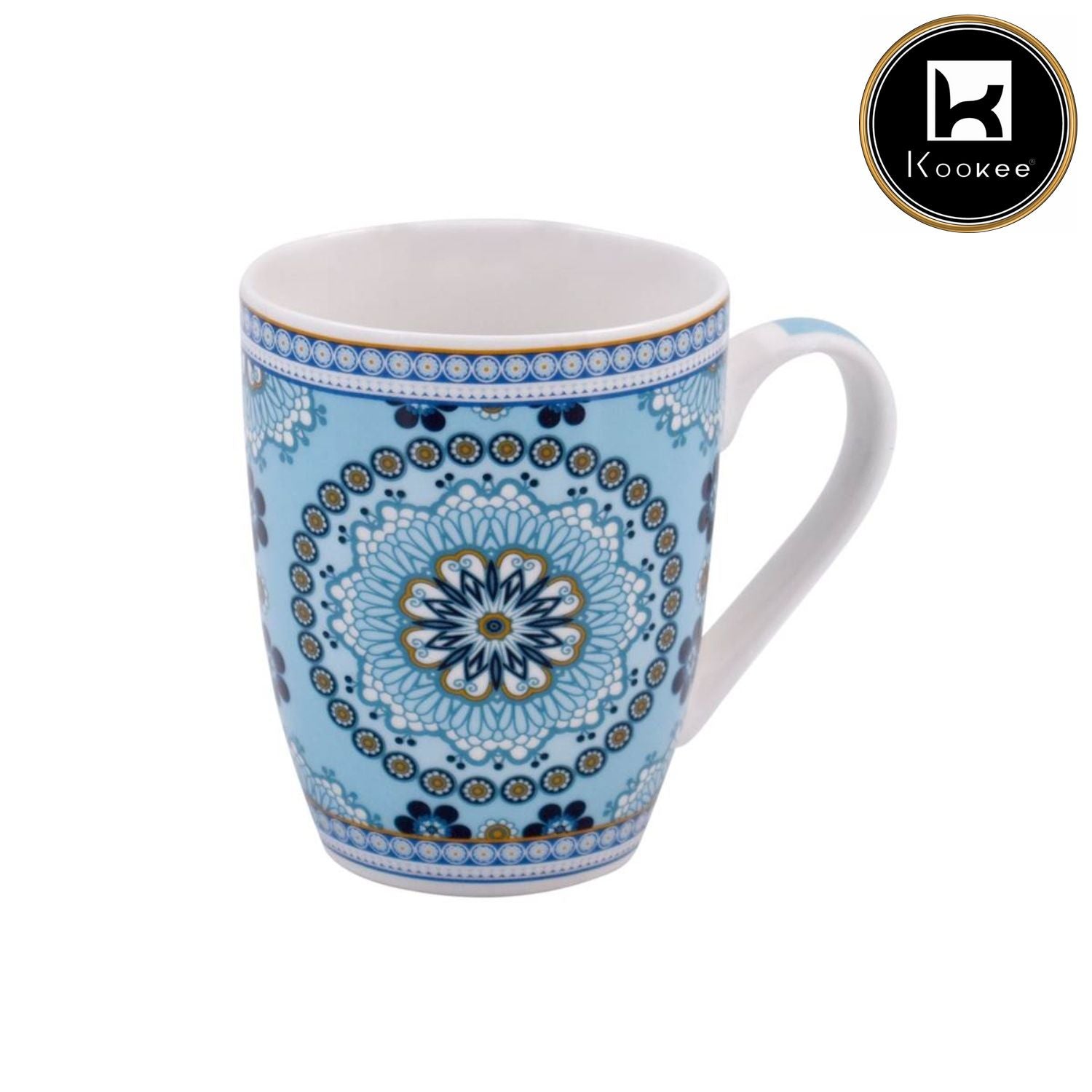 Printed Ceramic Coffee or Tea Mug with handle - 325ml (4129G-A)