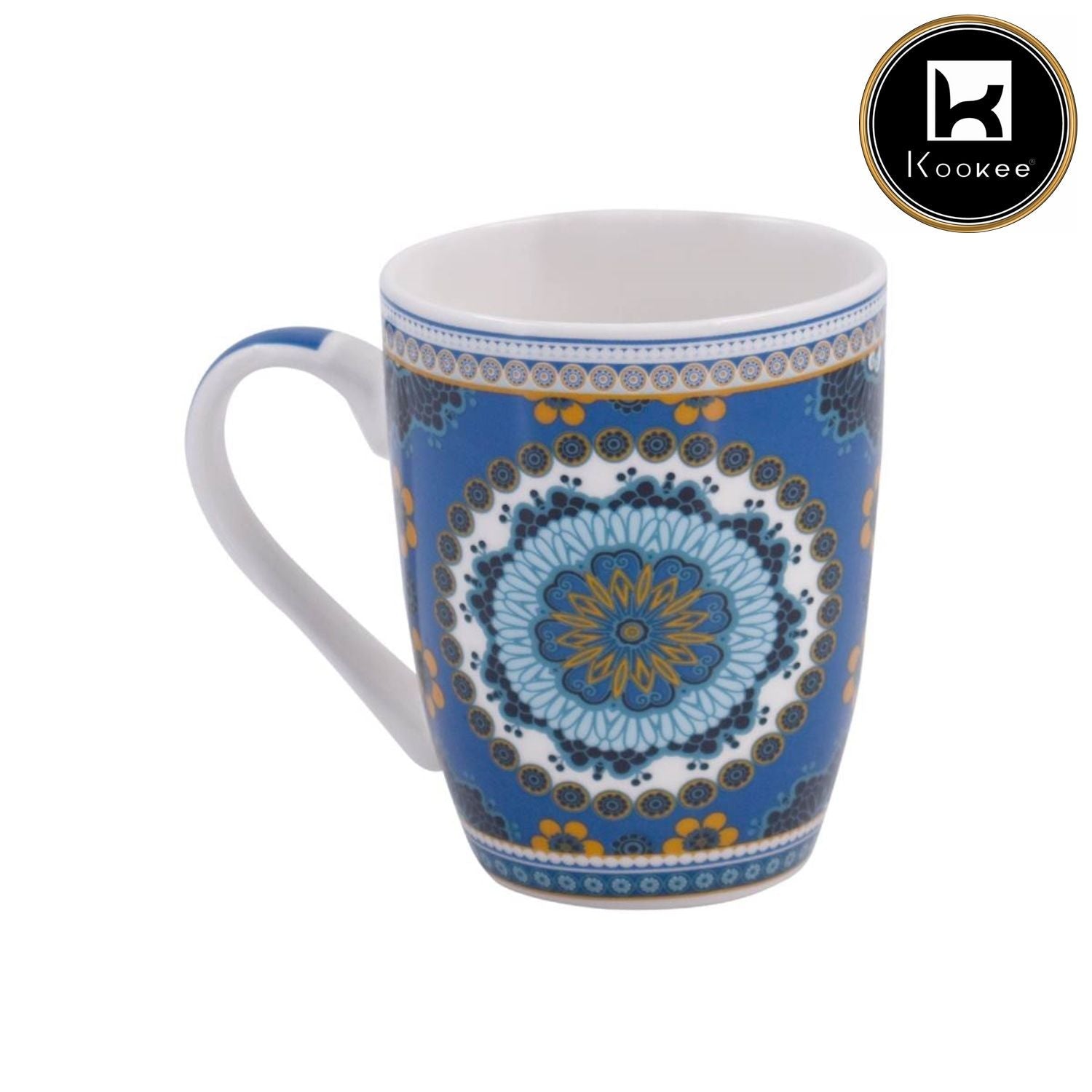 Printed Ceramic Coffee or Tea Mug with handle - 325ml (4129G-B)