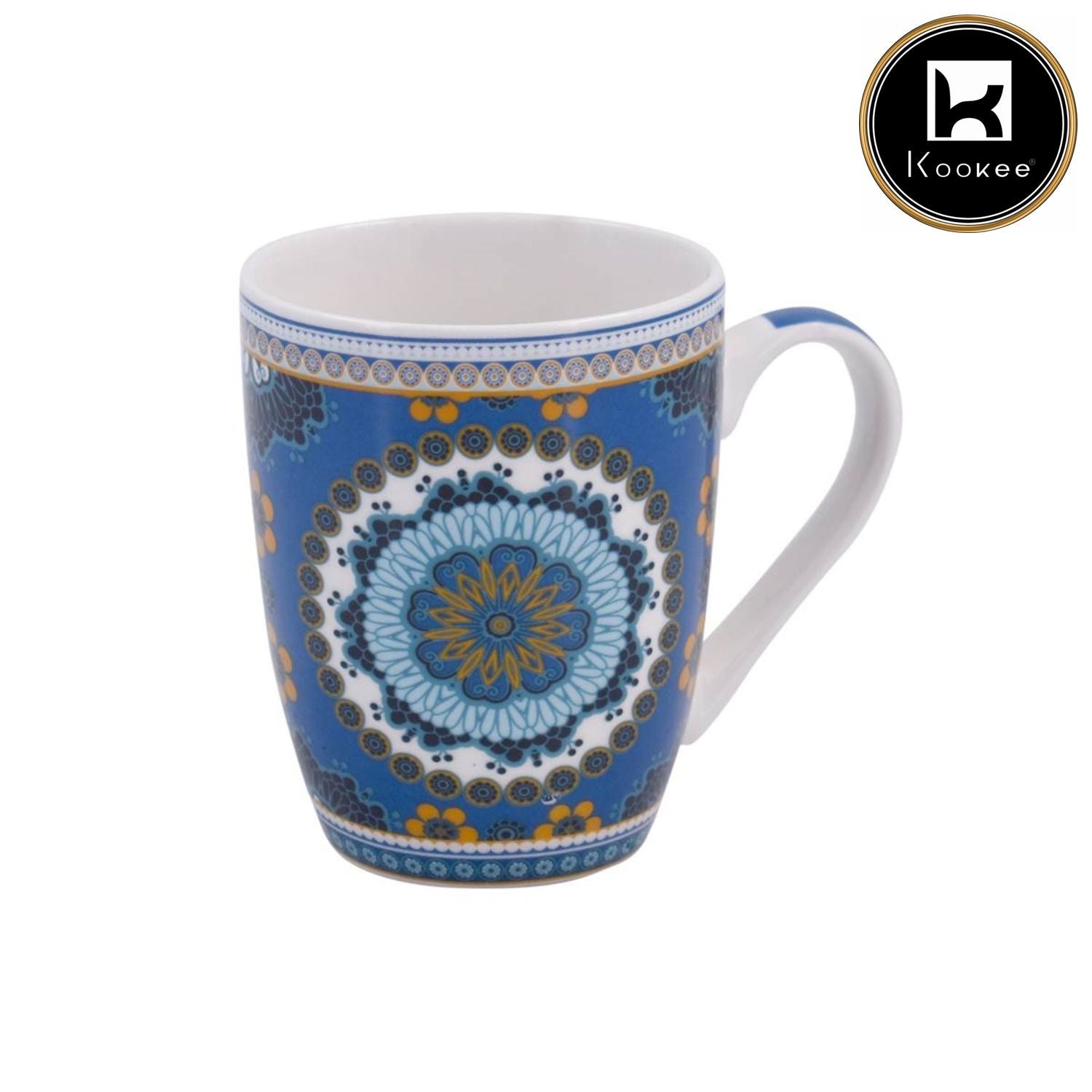 Printed Ceramic Coffee or Tea Mug with handle - 325ml (4129G-B)