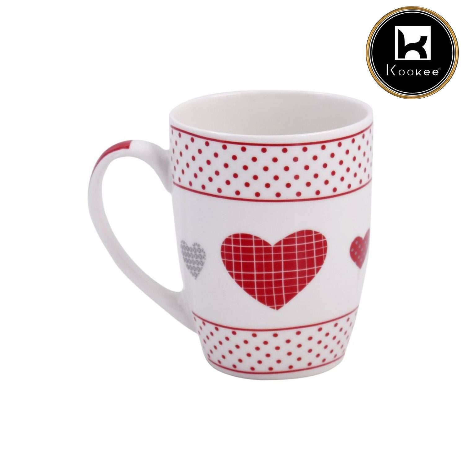 Printed Ceramic Coffee or Tea Mug with handle - 325ml (3788G-D)