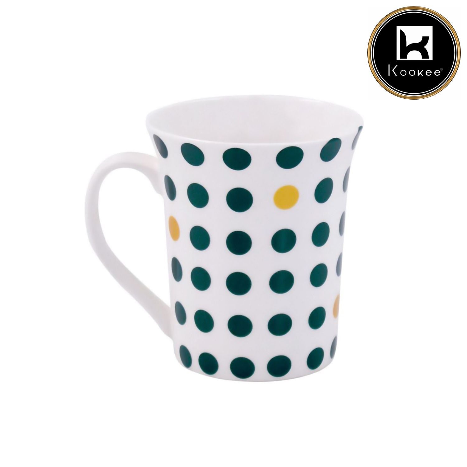 Printed Ceramic Tall Coffee or Tea Mug with handle - 325ml (3877C-B)